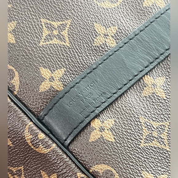 LOUIS VUITTON Keepall 55 Monogram Macassar - 💯 AUTHENTIC - M56714 - Picture 8 of 13